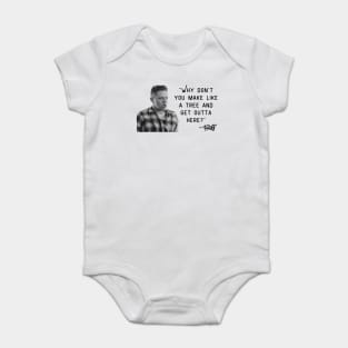 Biff Make Like A Tree (clear) Baby Bodysuit